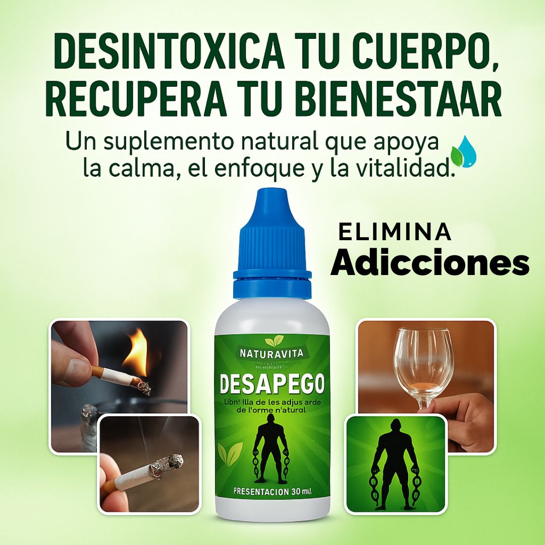 DESAPEGO 2 x 1 - Libérate de las Adicciones de forma Natural