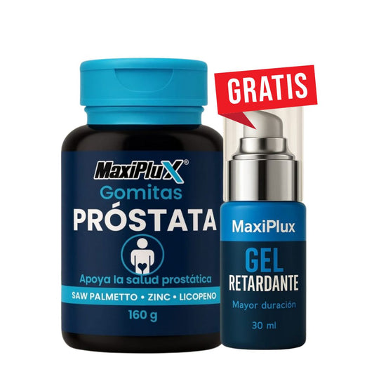 MaxiPluX Gomitas Próstata – Salud Masculina Natural 🍃
