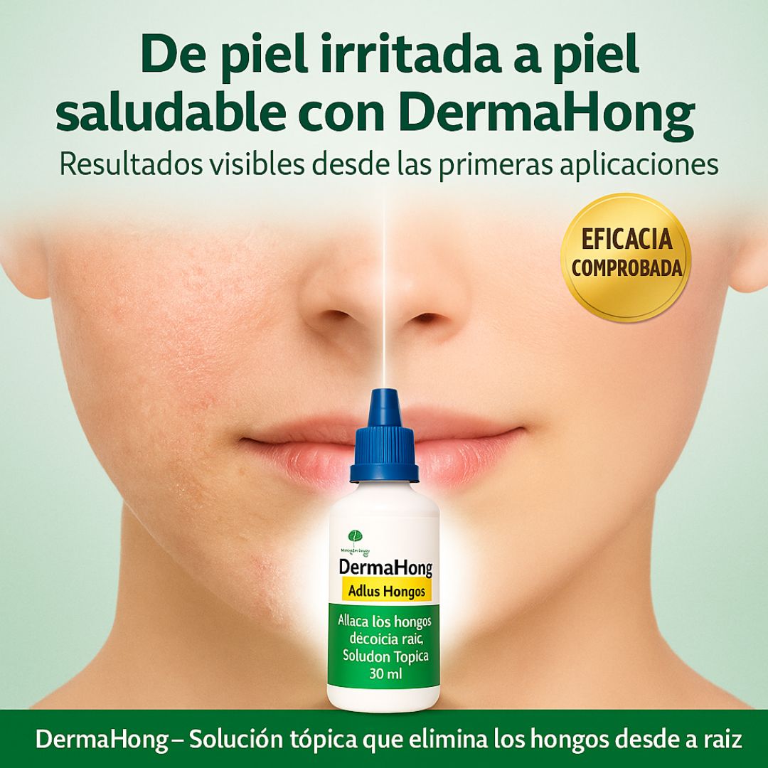 Dermahong Antimicótico Fungicida (Uñas - Cuero Cabelludo - Piel)