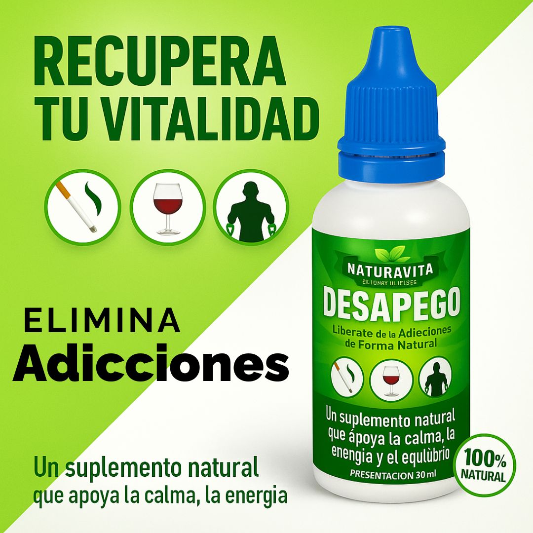 DESAPEGO 2 x 1 - Libérate de las Adicciones de forma Natural