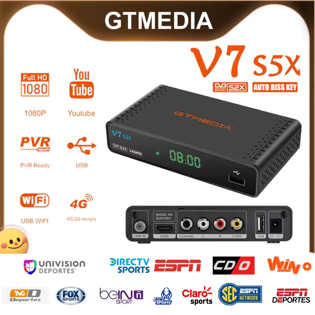 RECEPTOR SATELITAL GTMEDIA V7 S5X